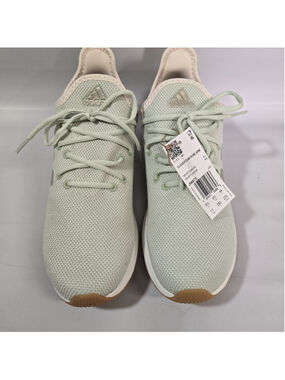 Adidas Cloudfoam Pure Sneakers Womens 11 Green Running Walking Comfort Shoes